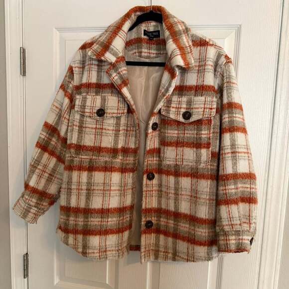 Love Tree Tops - Plaid Button Down Shacket